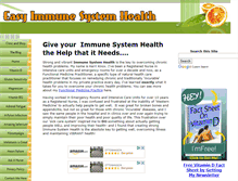 Tablet Screenshot of easy-immune-health.com